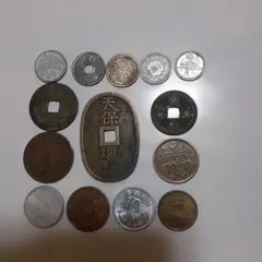 古銭 まとめ売り 大量 穴銭 銅貨 硬貨 収集品1000グラム強あります