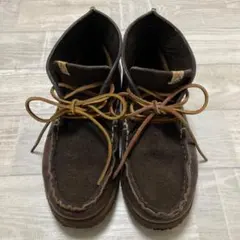 【visvim】ビズビム Canoe Moc Folk スウェード切替のサムネイル