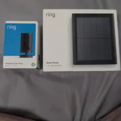 新品未開封】ring 純正ソーラーパネル　outdoor カメラ　2k　ブラックのサムネイル