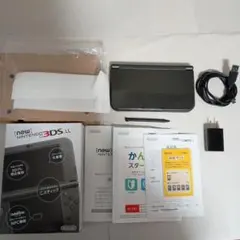 【美品】New Nintendo 3DS LL メタリックブラック 本体