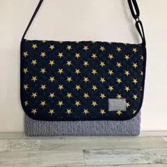 図書袋　絵本袋ショルダー　ハンドメイド