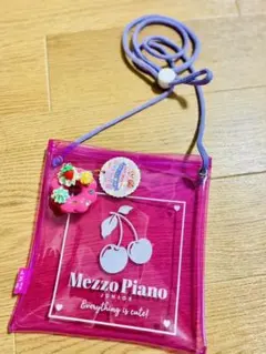 早い者勝ち！メゾピアノクリアショルダーバッグ&キーホルダー