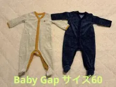 Baby gap 足付きロンパース　2着セット