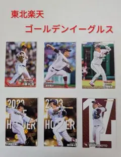 東北楽天ゴールデンイーグルス 選手カード 6枚セット