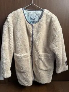 Kippis ムーミンコラボ　フリースボアジャケット　リバーシブル　タグ付き