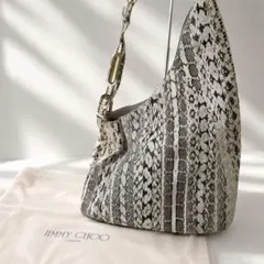 JIMMY CHOO パイソン　ホーボーバッグ ワンショルダーのサムネイル
