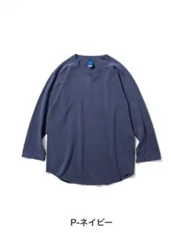 Good On ラグラン 七分袖 カットソー P-ネイビー ベースボールTシャツ