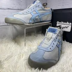 Onitsuka Tiger MEXICO 66 SLIP-ON スリッポン 青
