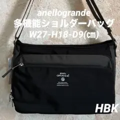 【新色】アネログランデ　多機能ショルダーバッグ(H BK)
