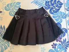【最終処分価格】スカート ブラック プリーツ 140cm