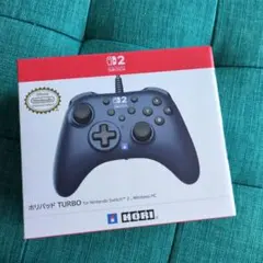 Switch2用コントローラー　HORI ポリパッド TURBO ネイビー