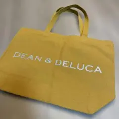 DEAN & DELUCA トートバッグ キャラメルイエロー　Ｌサイズ