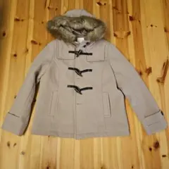 earth music&ecology　ベージュ ダッフルコート レディースL