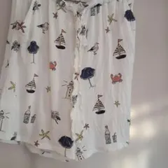 ジェラートピケ まとめ売り 半袖セットアップとマリン柄 ハーフパンツの3点セット