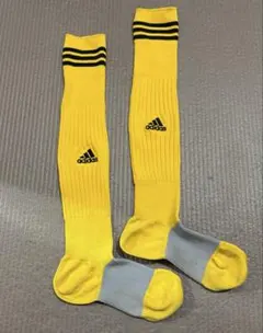 adidas サッカーソックス ジュニア イエロー