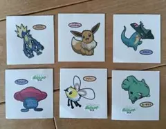 ポケットモンスター　ポケモンパンシールセット　6枚