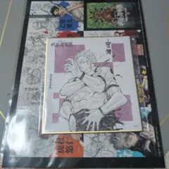 呪術廻戦　呪術廻戦展　入場特典　色紙　宿儺