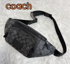 極美品 COACH C3765 シグネチャー ベルトバッグ ボディバッグ - メルカリ