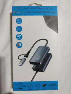 USB-C 4in1 ハブ　USB-A×2 + USB-C×2
