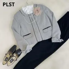 プラステ✨セレモニー　ママスーツ　セットアップ　パンツセット　フォーマル　3点L