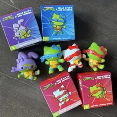 アメリカ発売　新品　ハッピーセット　サンリオ×タートルズ　4点セット