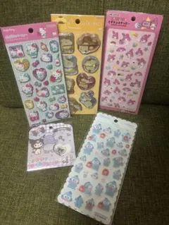 サンリオ　シールセット　5点