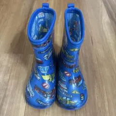 Kids Foret キッズフォーレ レインブーツ 18cm 働く車柄のサムネイル