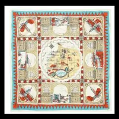 新品未使用　BINDU　大判　モロッコ　ワイオミングスカーフ柄　バンダナ
