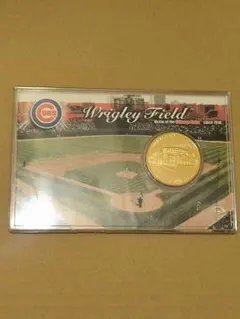 レア500個限定、Chicago Cubs Wrigley Field メダル