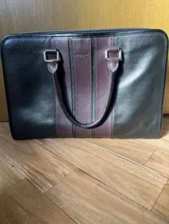 h*す様 COACH ビジネスバッグ 黒・バーガンディ　ジャンク品