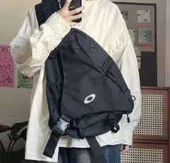 ワンショルダーバッグ ボディバッグ ブラック メンズ 通勤 大容量 Y2K