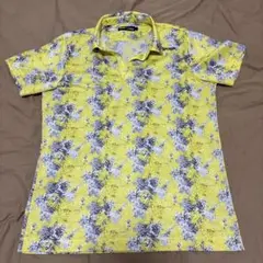 DESCENTE　Srixon 花柄ポロシャツ LL