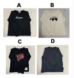 キッズ　Tシャツ　長袖カットソー　4点セット