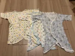 ベビー肌着3点セット　長肌着　新生児　帽子付き