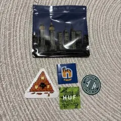 HUF ステッカー 4枚セット