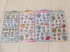 【正規品】パペットスンスン うるちゅるポップシール ４枚 セット コンプリート