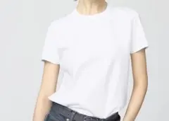 【UNIQLO】クルーネックT 白 Mサイズ