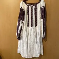 ウクライナ刺繍 ワンピース ヴィンテージ ビンテージ 古着 チュニック