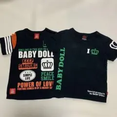 BABYDOLL Tシャツ 2枚セット 100cm 記名あり