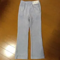 GU ジーユー ヌクヌクニットコールフレア　ブルー　新品未使用　130