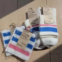 ☆新品・未使用☆無印良品 ローソンコラボ ソックス＆ハンカチ
