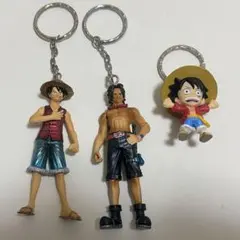 ワンピース キーホルダー 3個セット ルフィ エース