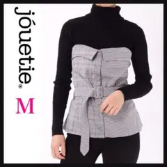 juetieジュエティ⭐️ドッキングハイネックニット⭐️人気カラーブラック定価6千円