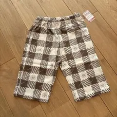 アンパンマン　チェック柄ハーフパンツ 110cm
