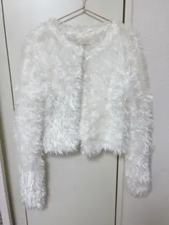 RESEXXY シャギーニットカーディガン