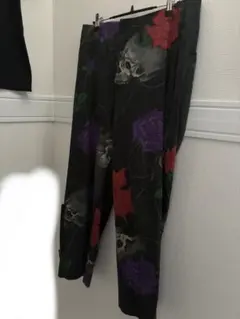 BLACK Scandal 18SS 復刻スカルローズストレートパンツのサムネイル