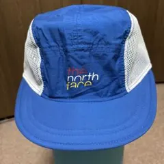 the north face 青 メッシュキャップ