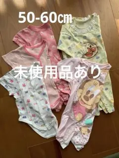 ベビーロンパス＆カバーオールset