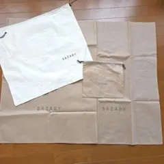 SAZABY　サザビー　 ショップ袋 　不織布　巾着袋のサムネイル