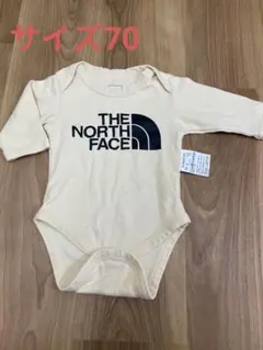 THE NORTH FACE ロンパース クリーム色